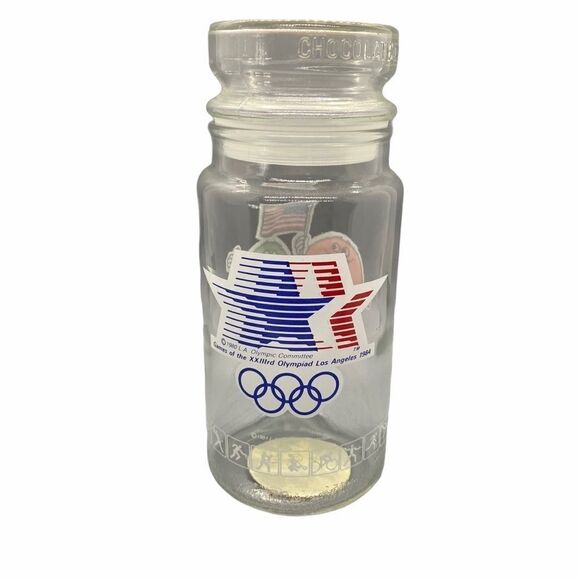 ‎Vintage M&M 1984 Olympic Commemorative Candy Jar - Picture 2 of 5